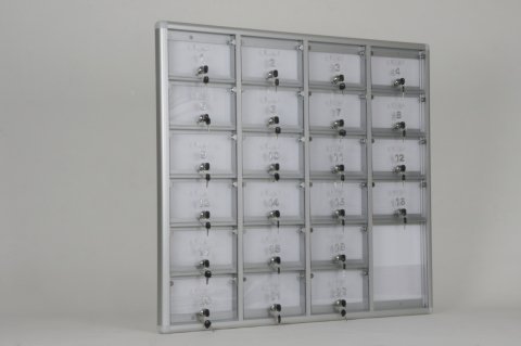 Posta Kutusu 22 Daire İsimlikli Numaralı A4 Hazneli