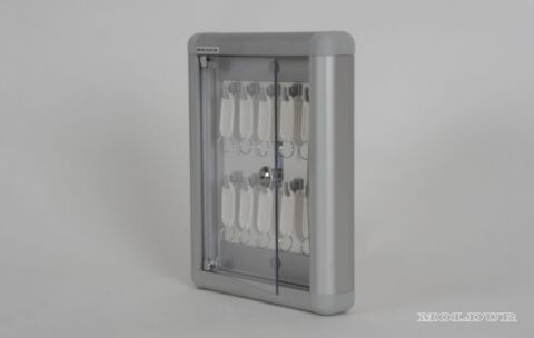 Key Cabinet with 10 Hook Capacity and Plexiglas Door
