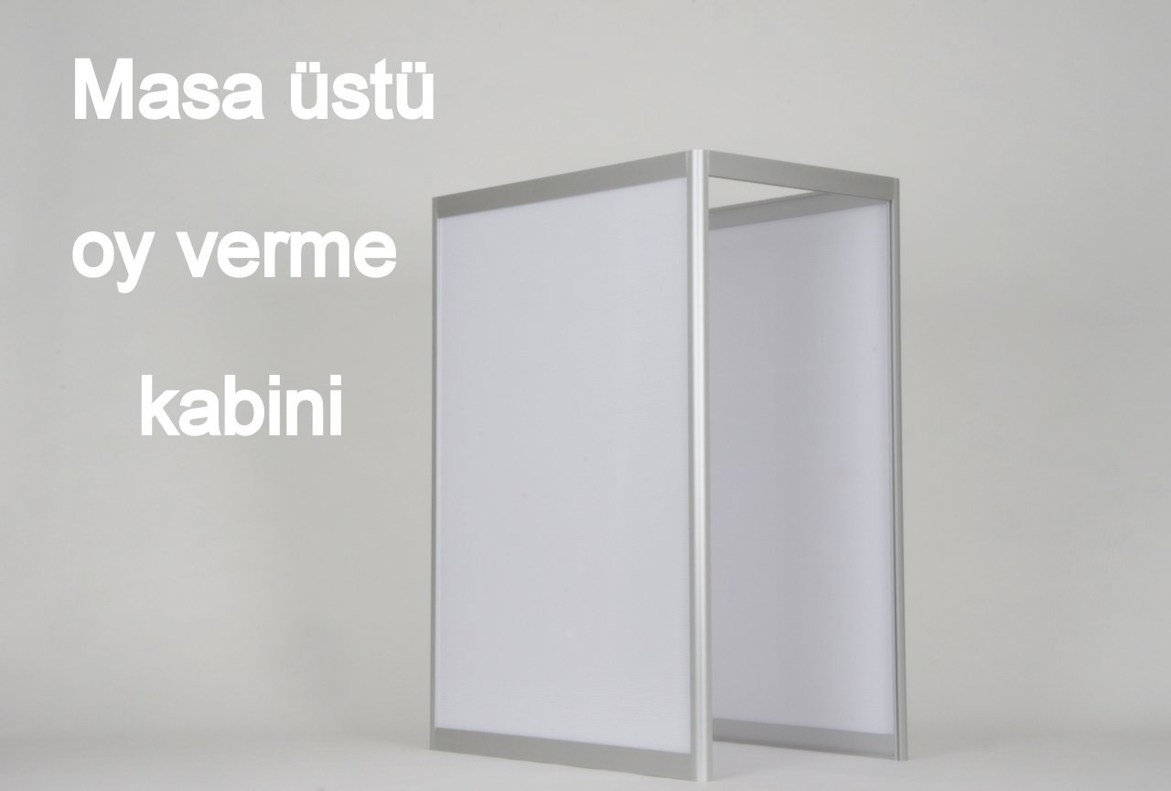 Oy Kullanma Kabini Masa Üstü