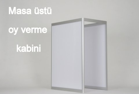 Oy Kullanma Kabini Masa Üstü