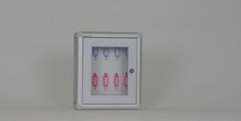 Key Cabinet with Capacity for 10 Keychains