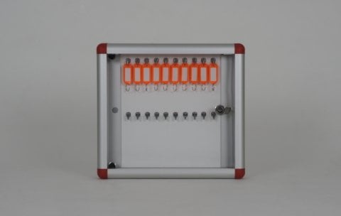 Anahtar Dolabı 20 Kanca Kapasiteli Pleksi Kapılı