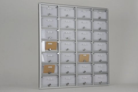 Posta Kutusu Şeffaf 28 Daire