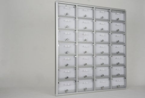 Posta Kutusu Şeffaf 28 Daire
