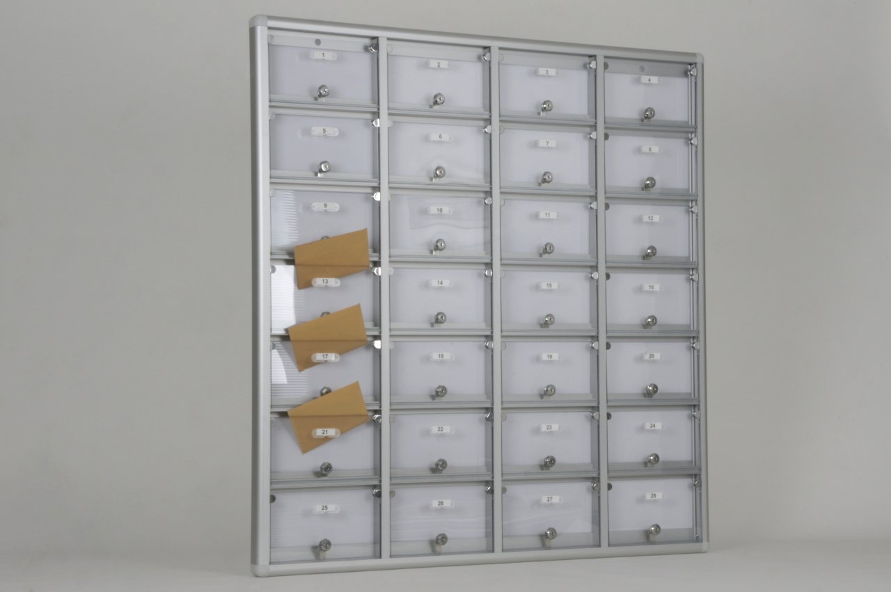 Posta Kutusu Şeffaf 28 Daire
