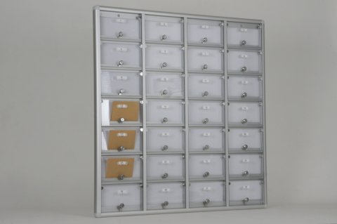 Posta Kutusu Şeffaf 28 Daire