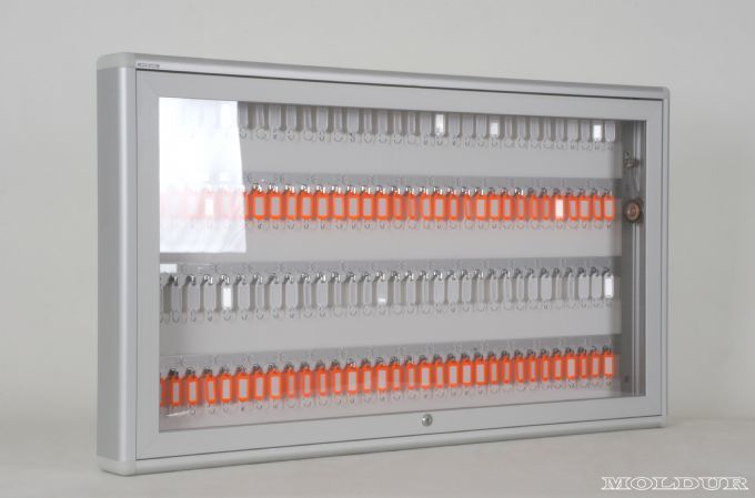 Key Cabinet with Scissor Hinges, Capacity for 128 Keys