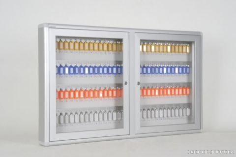 Key Cabinet with 128 Key Capacity and Double Doors
