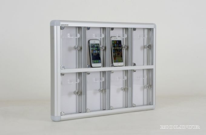 Mobile Phone Locker with 8 Compartments and Name Tag Holder