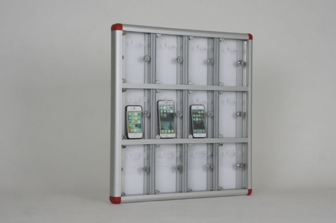 Cep Telefonu Dolabı 12 Gözlü İsimlik Hazneli