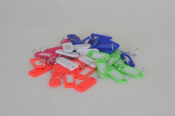 Plastik Anahtarlık 100 Adet Pakette