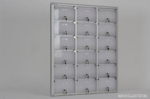 Mailbox with 18 Apartment Nameplate Holders