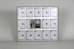 Emanet Dolabı Alüminyum Kasalı 15 Adet Kapasiteli İsimlikli