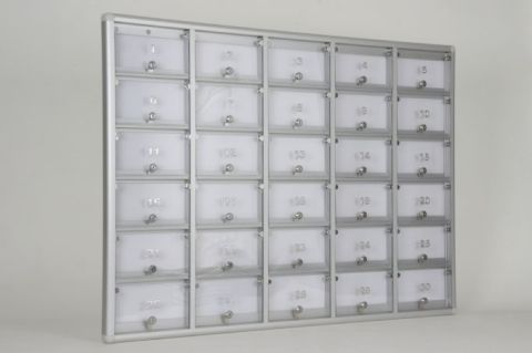 Posta Kutusu Şeffaf 30 Daire Numaralı