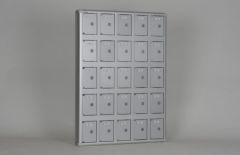 Cep Telefonu Dolabı Alüminyum Kapılı 25 Adet Kapasiteli