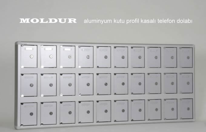 Cep Telefonu Emanet Dolabı Alüminyum Kasalı 30 Adet Kapasiteli