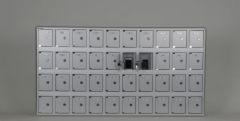 Mobile Phone Locker with Aluminum Composite Door and Nameplate