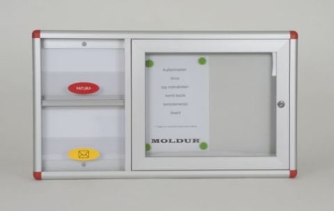 Shared Mailbox and Notice Board Unit