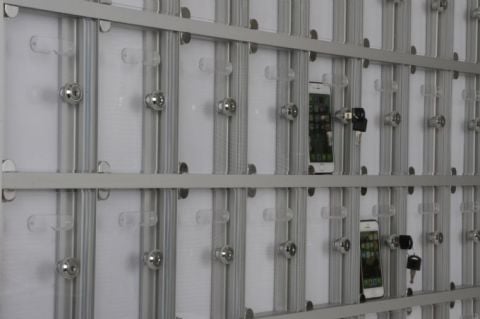 Cep Telefonu Dolabı 40 Adet Kapasiteli Şeffaf