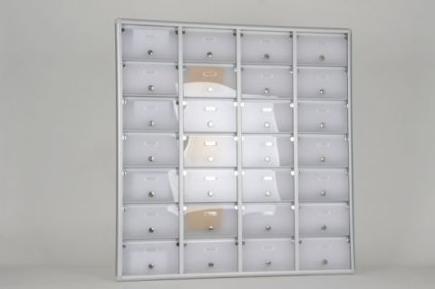 Posta Kutusu 28 Daire Buzlu Pleksi Kapı İsimlikli