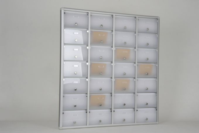 Posta Kutusu 28 Daire Buzlu Pleksi Kapı İsimlikli