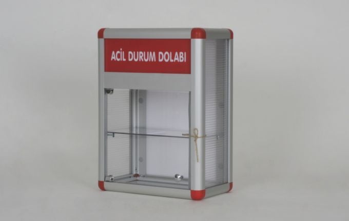 The emergency cabinet can be sealed.