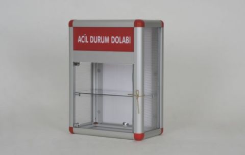 The emergency cabinet can be sealed.