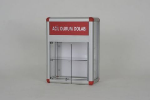 The emergency cabinet can be sealed.