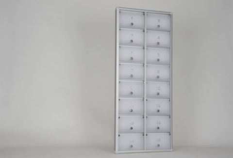 16 Daire Posta Kutusu Numaralı Slim