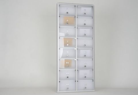 16 Daire Posta Kutusu Numaralı Slim