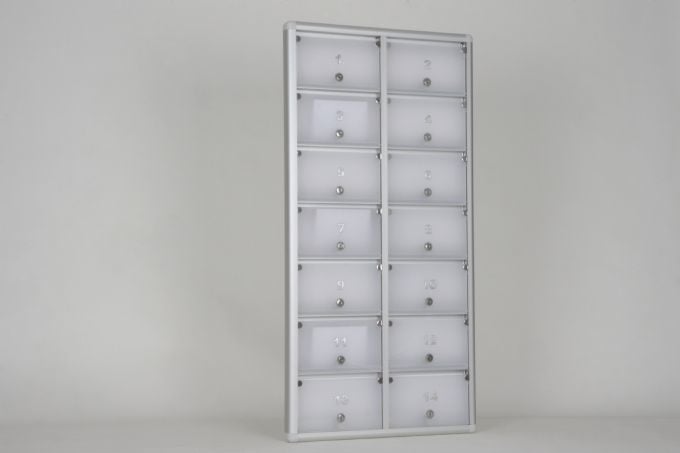 14 Daire Numaralı Pleksi Slim Seri