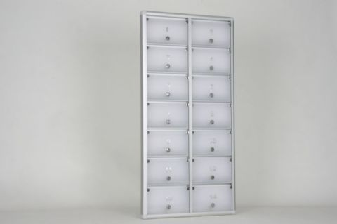 14 Daire Numaralı Pleksi Slim Seri