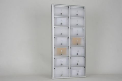 14 Daire Numaralı Pleksi Slim Seri