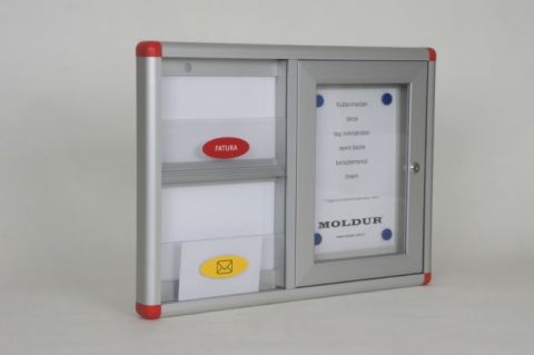 Shared Mailbox and A4 Notice Board