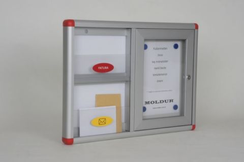 Shared Mailbox and A4 Notice Board