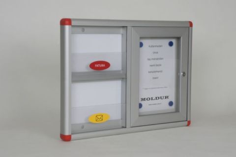 Shared Mailbox and A4 Notice Board