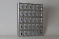 Mobile Phone Locker with 30 Compartments and Transparent Plexiglas Doors