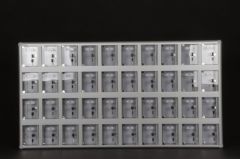 Şeffaf İsimlikli 40 Adetlik Cep Telefonu Dolabı