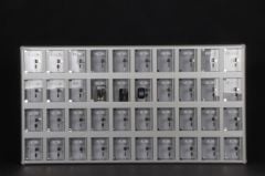 Şeffaf İsimlikli 40 Adetlik Cep Telefonu Dolabı