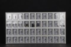 Şeffaf İsimlikli 40 Adetlik Cep Telefonu Dolabı