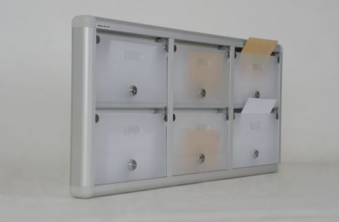 Mailbox with Apartment Nameplate (6 units)