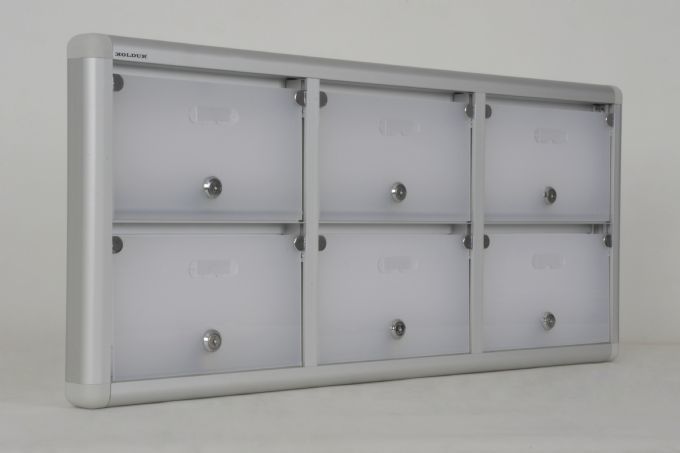 Mailbox with Apartment Nameplate (6 units)