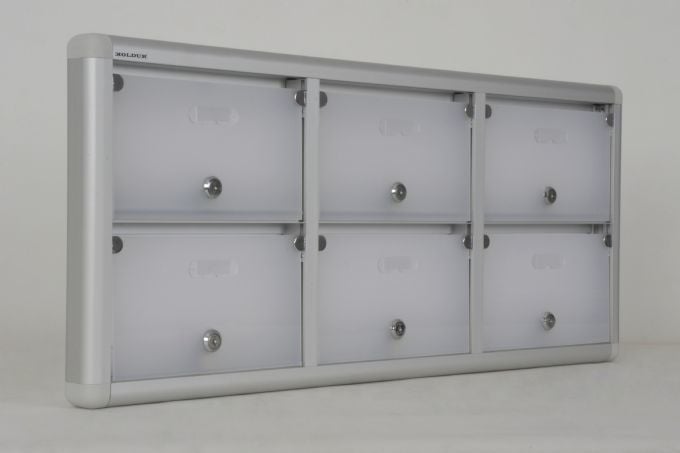 Mailbox with Apartment Nameplate (6 units)