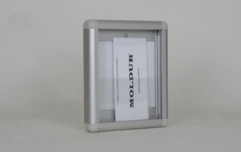 Mailbox with Transparent Barrier