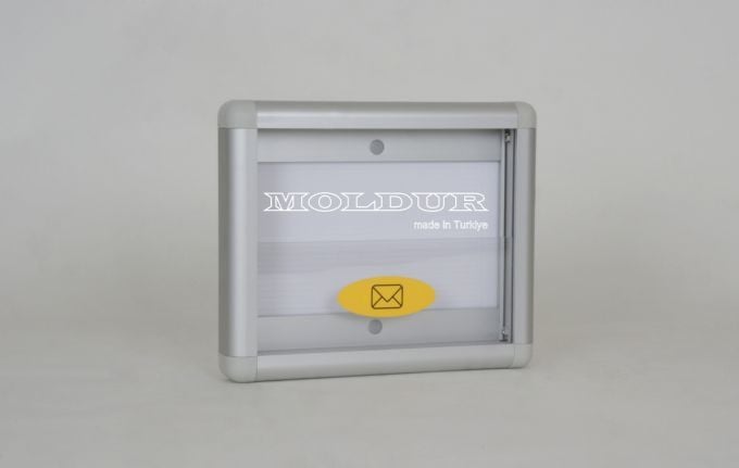 Mailbox with Transparent Barrier