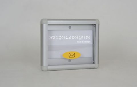 Mailbox with Transparent Barrier