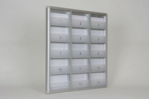 Mailbox 15 Apartments with Barrier Slim