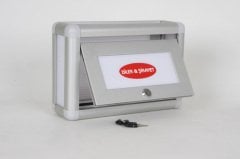 Dilek Ve Şikayet Kutusu Mini Üst Açılım Gri Köşe