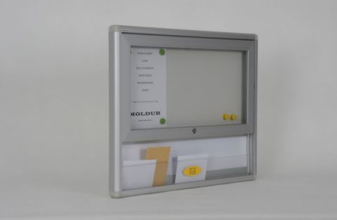 Apartment Building Notice Board and Shared Mailbox Set