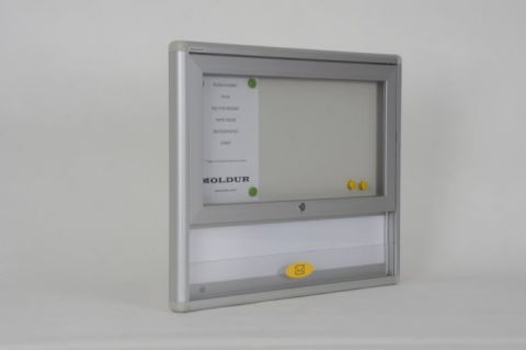 Apartment Building Notice Board and Shared Mailbox Set